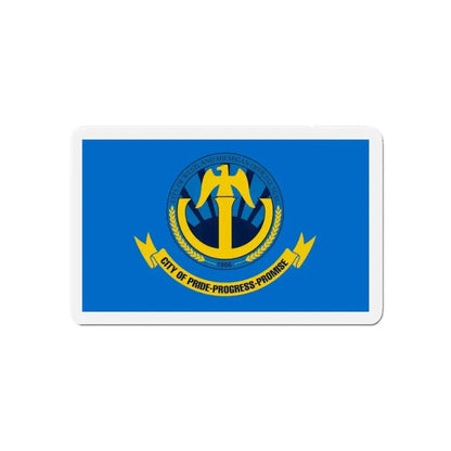 Flag of Westland Michigan - Refrigerator Magnet 5 Inch - The Sticker Space