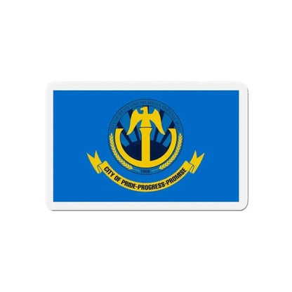 Flag of Westland Michigan - Refrigerator Magnet - The Sticker Space