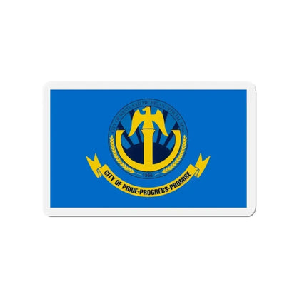 Flag of Westland Michigan - Refrigerator Magnet - The Sticker Space