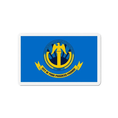 Flag of Westland Michigan - Refrigerator Magnet - The Sticker Space