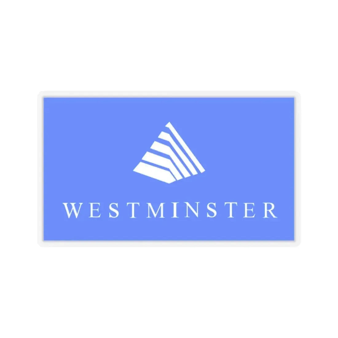 Flag of Westminster, Colorado - STICKER Vinyl Kiss-Cut Decal 2 Inch Transparent - The Sticker Space