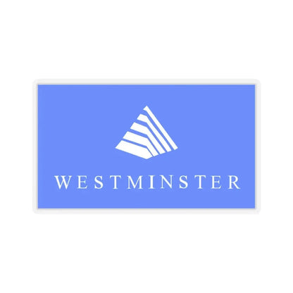 Flag of Westminster, Colorado - STICKER Vinyl Kiss-Cut Decal 3 Inch Transparent - The Sticker Space