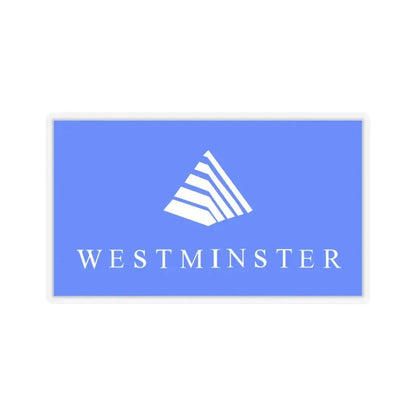 Flag of Westminster, Colorado - STICKER Vinyl Kiss-Cut Decal 4 Inch Transparent - The Sticker Space