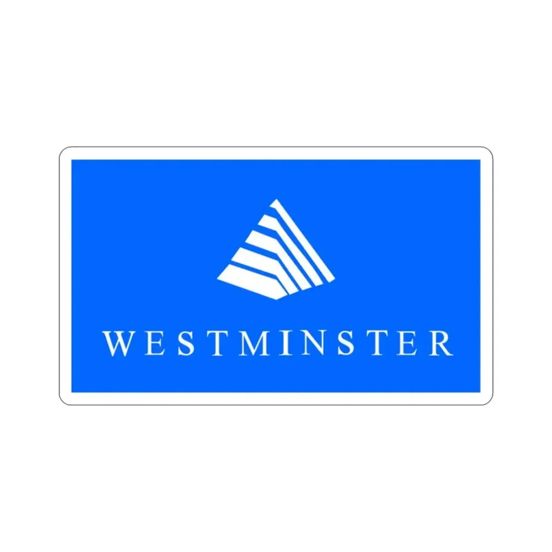 Flag of Westminster Colorado USA STICKER Vinyl Die-Cut Decal 2 Inch - The Sticker Space