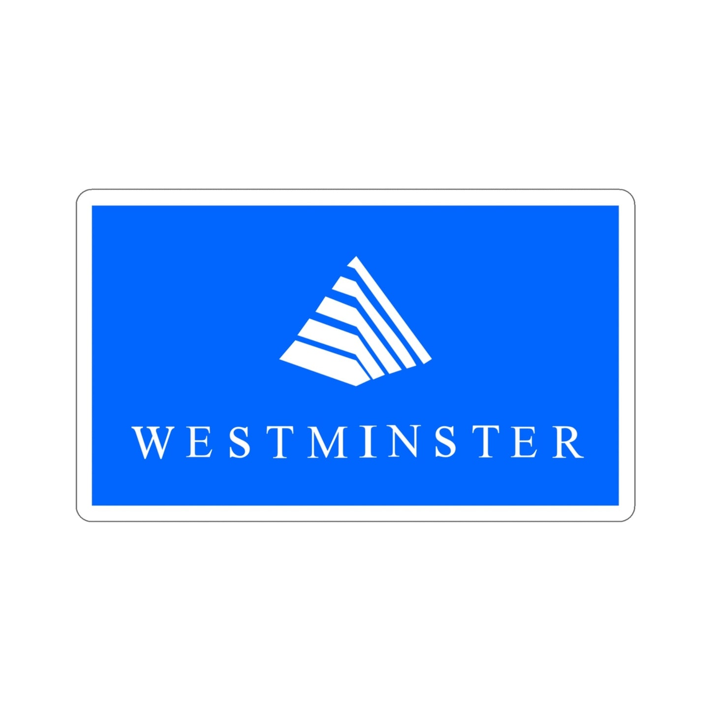 Flag of Westminster Colorado USA STICKER Vinyl Die-Cut Decal-4 Inch-The Sticker Space