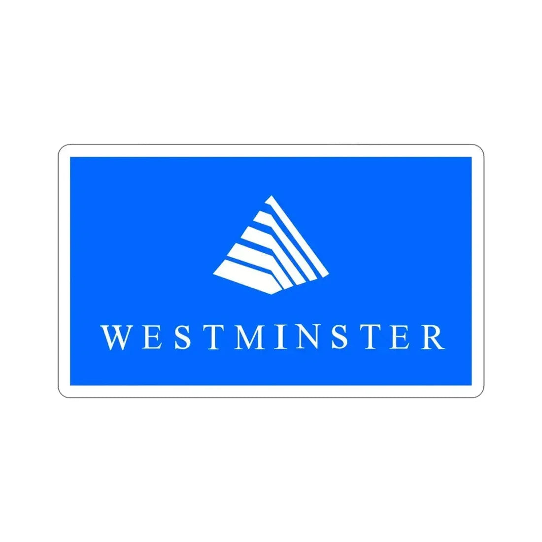 Flag of Westminster Colorado USA STICKER Vinyl Die-Cut Decal 5 Inch - The Sticker Space