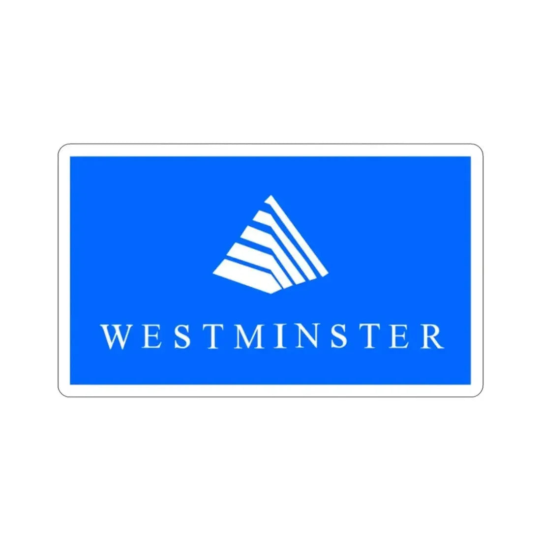 Flag of Westminster Colorado USA STICKER Vinyl Die-Cut Decal - The Sticker Space