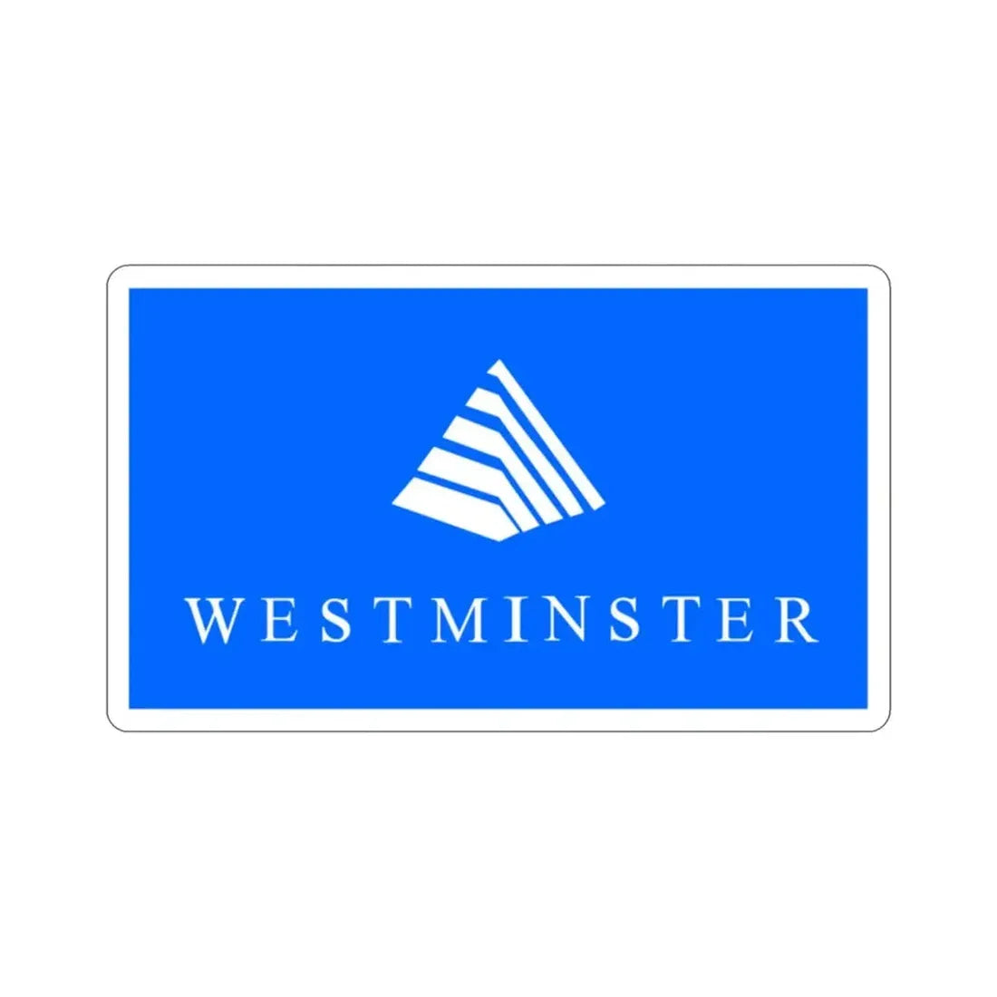 Flag of Westminster Colorado USA STICKER Vinyl Die-Cut Decal - The Sticker Space