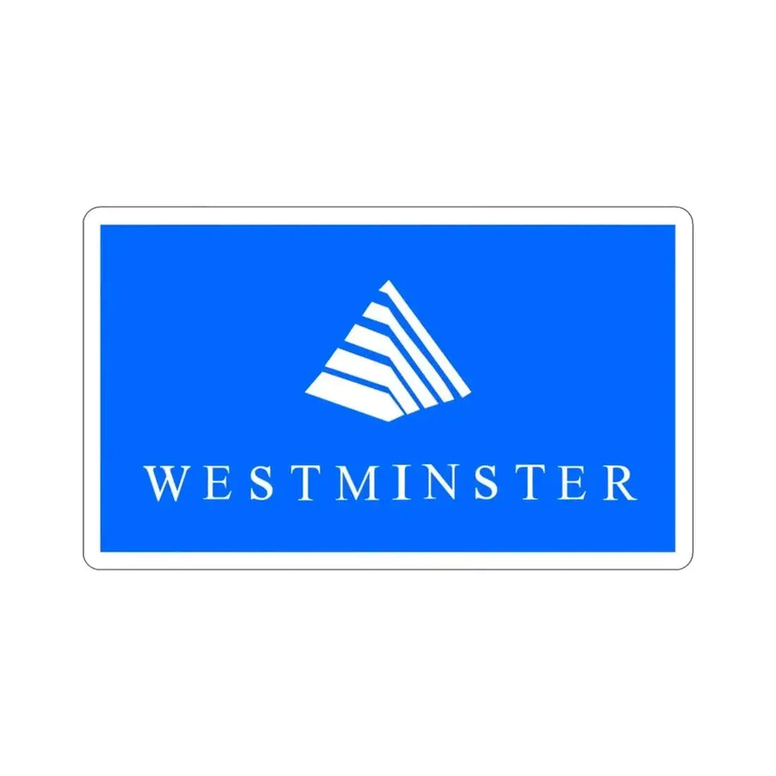 Flag of Westminster Colorado USA STICKER Vinyl Die-Cut Decal - The Sticker Space