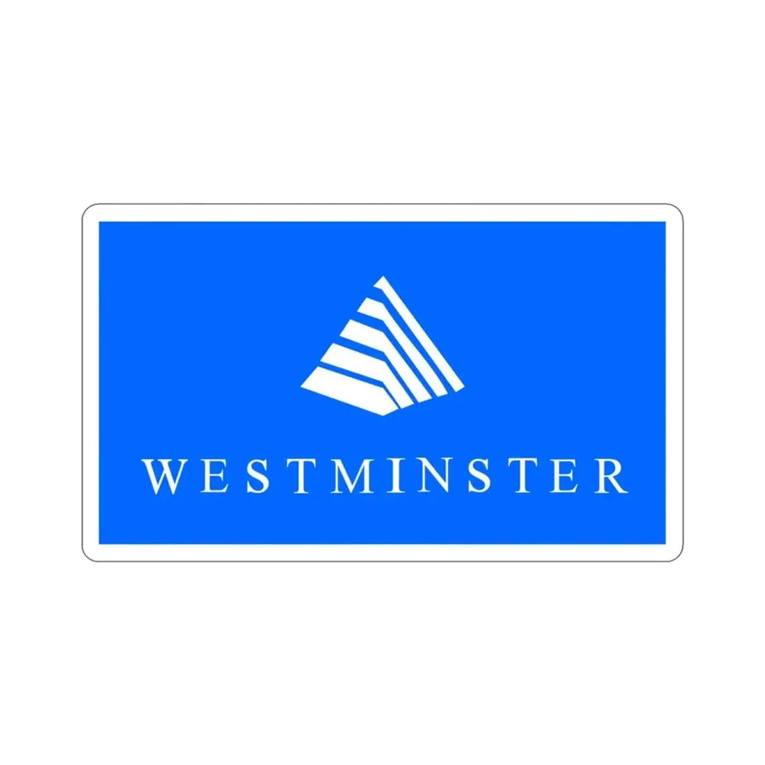Flag of Westminster Colorado USA STICKER Vinyl Die-Cut Decal - The Sticker Space