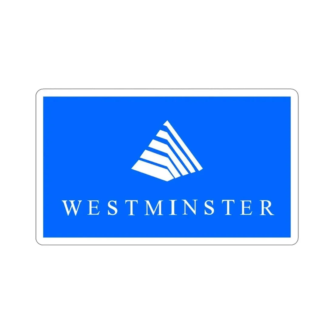 Flag of Westminster Colorado USA STICKER Vinyl Die-Cut Decal - The Sticker Space