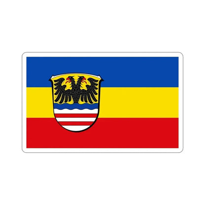 Flag of Wetteraukreises Germany STICKER Vinyl Die-Cut Decal 6 Inch - The Sticker Space