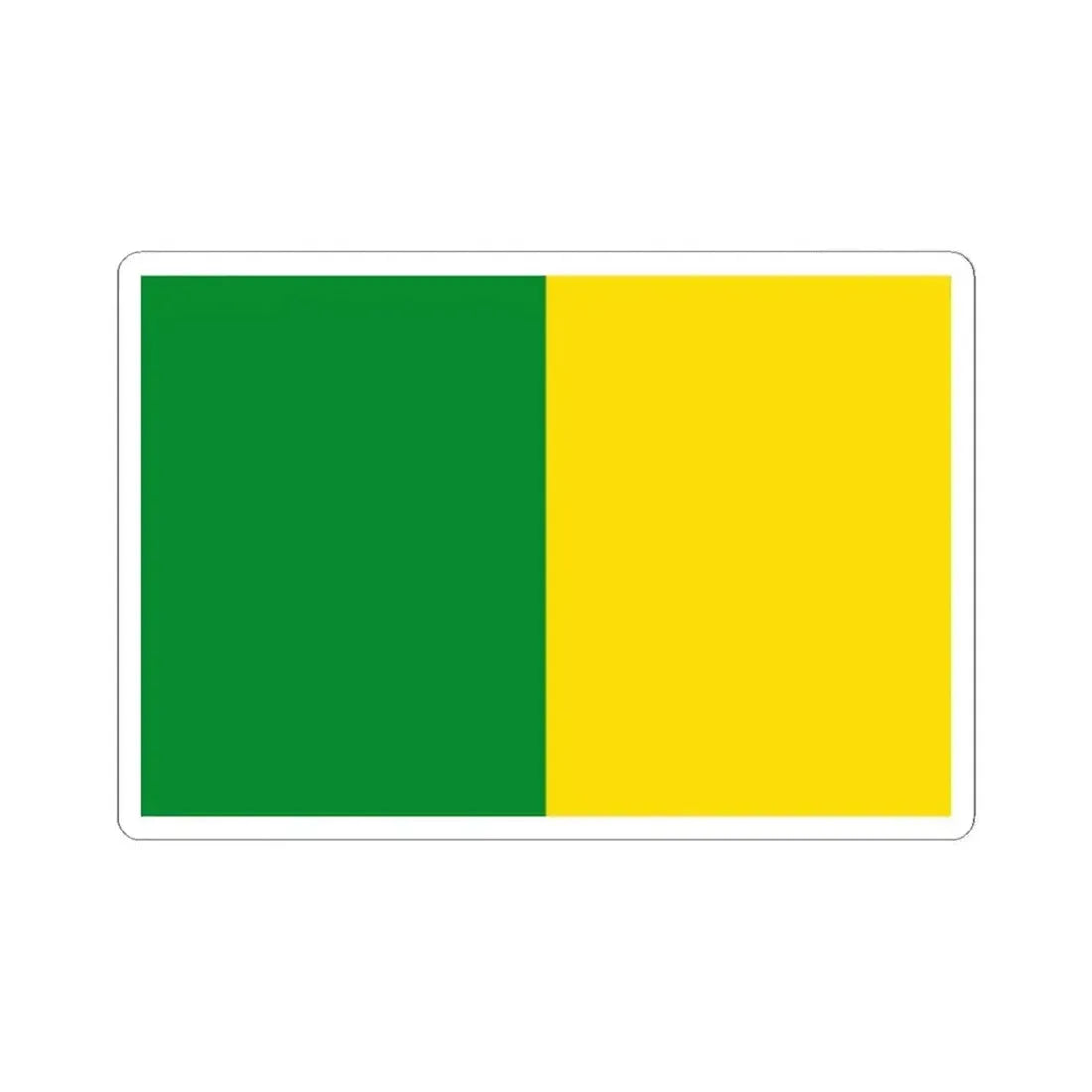 Flag of Wetteren Belgium (Belgium) STICKER Vinyl Kiss-Cut Decal 2 Inch White - The Sticker Space