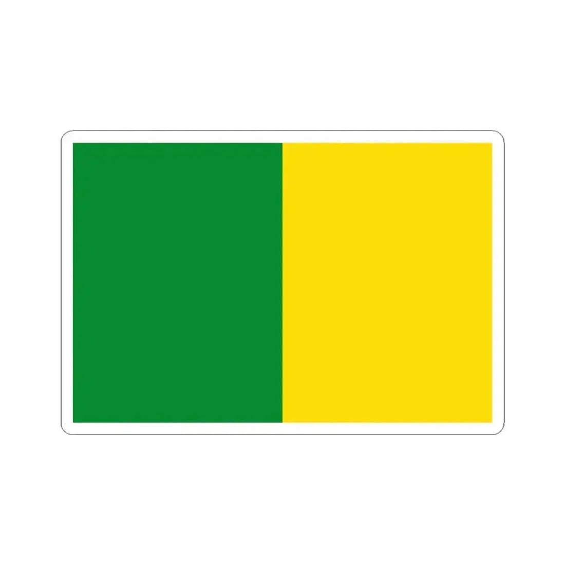 Flag of Wetteren Belgium (Belgium) STICKER Vinyl Kiss-Cut Decal 3 Inch White - The Sticker Space