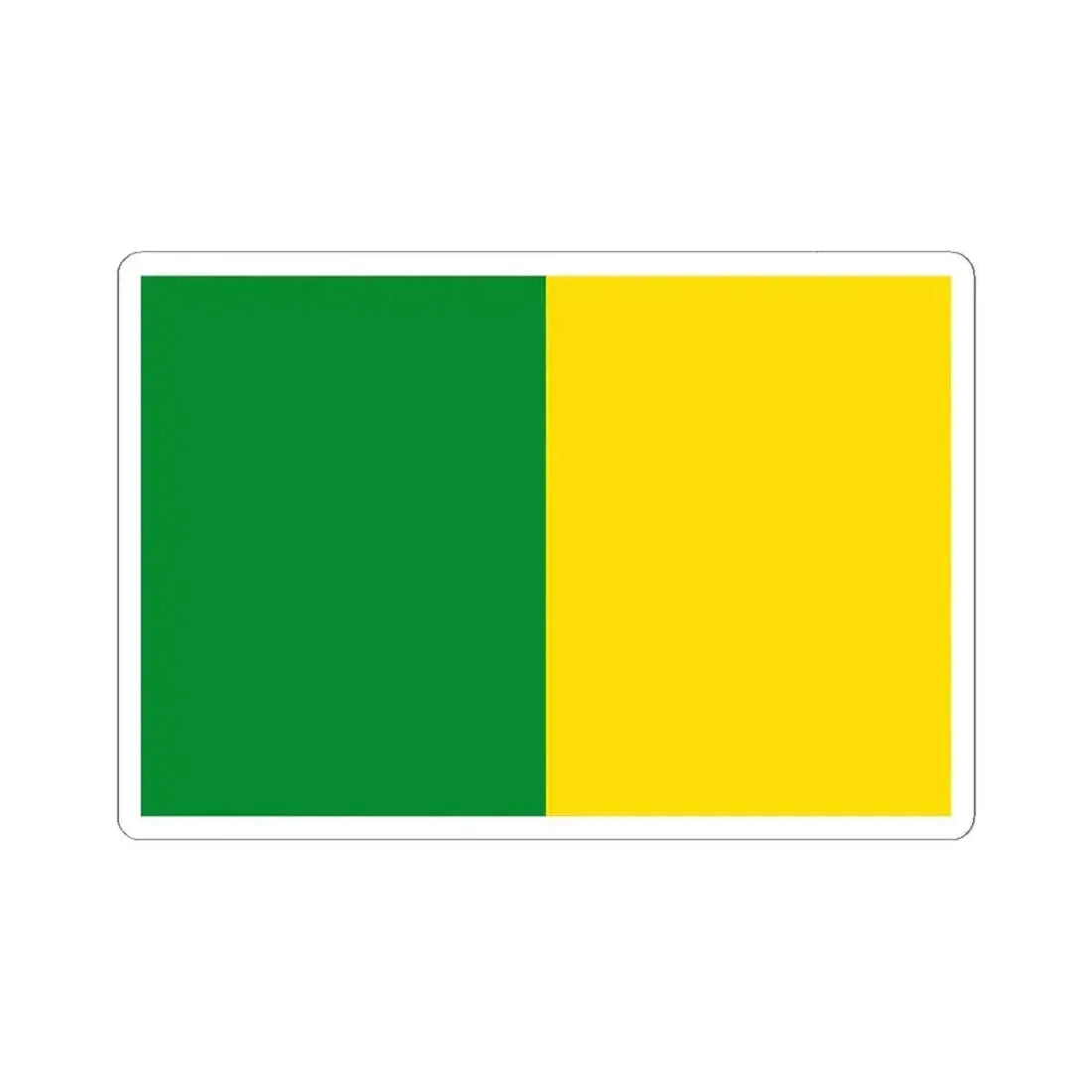 Flag of Wetteren Belgium (Belgium) STICKER Vinyl Kiss-Cut Decal 6 Inch White - The Sticker Space