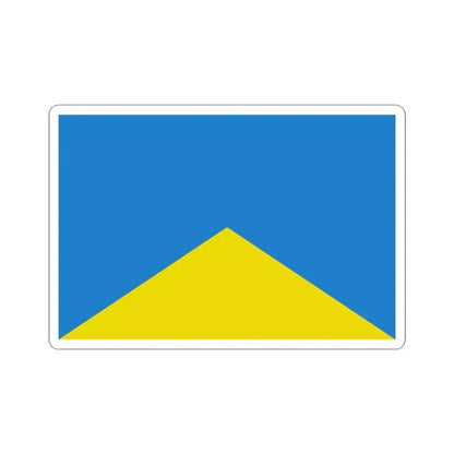 Flag of Wevelgem (Belgium) STICKER Vinyl Kiss-Cut Decal 3 Inch White - The Sticker Space