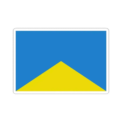 Flag of Wevelgem (Belgium) STICKER Vinyl Kiss-Cut Decal 4 Inch White - The Sticker Space