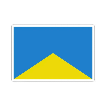 Flag of Wevelgem (Belgium) STICKER Vinyl Kiss-Cut Decal 6 Inch White - The Sticker Space