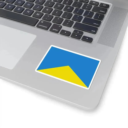 Flag of Wevelgem (Belgium) STICKER Vinyl Kiss-Cut Decal - The Sticker Space