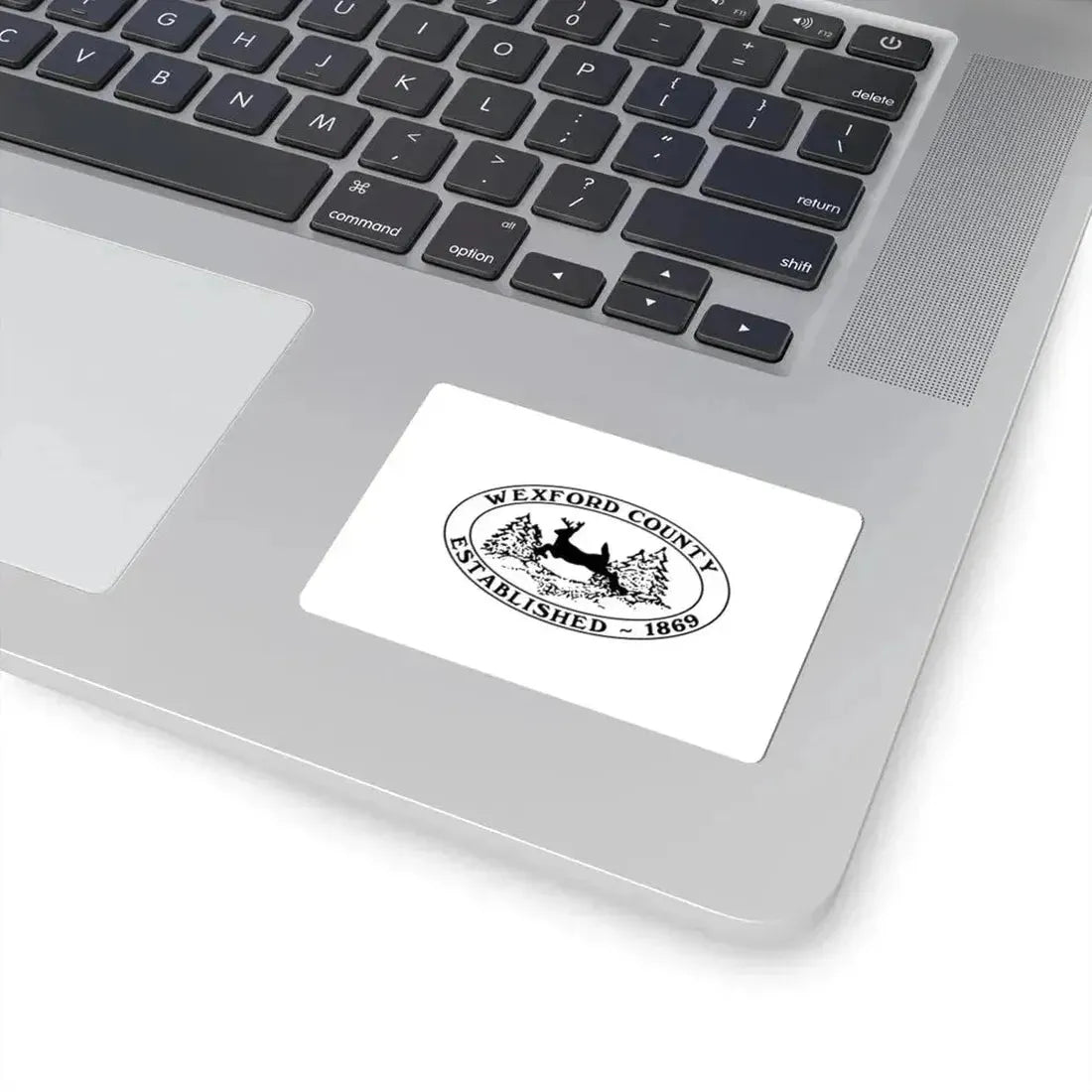 Flag of Wexford County Michigan (United States) STICKER Vinyl Kiss-Cut Decal - The Sticker Space