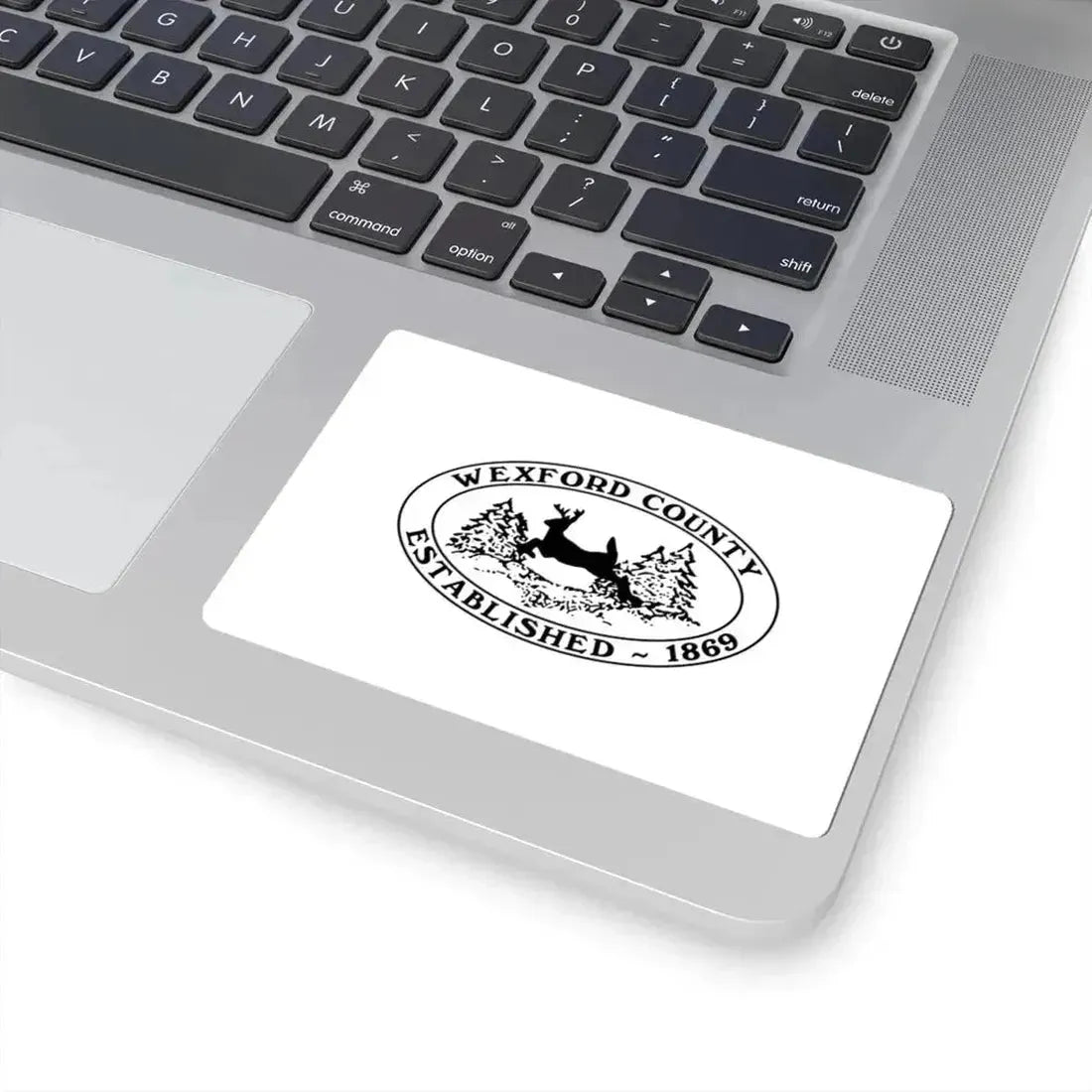 Flag of Wexford County Michigan (United States) STICKER Vinyl Kiss-Cut Decal - The Sticker Space