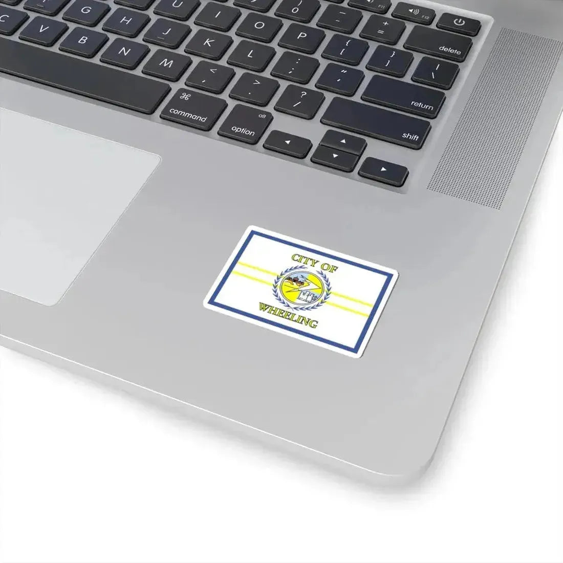 Flag of Wheeling West Virginia 1968-2018 (United States) STICKER Vinyl Kiss-Cut Decal - The Sticker Space