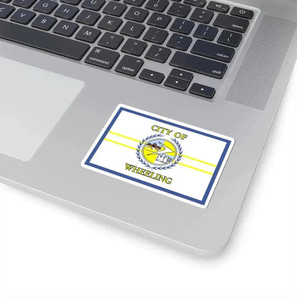 Flag of Wheeling West Virginia 1968-2018 (United States) STICKER Vinyl Kiss-Cut Decal - The Sticker Space