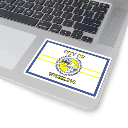 Flag of Wheeling West Virginia 1968-2018 (United States) STICKER Vinyl Kiss-Cut Decal - The Sticker Space