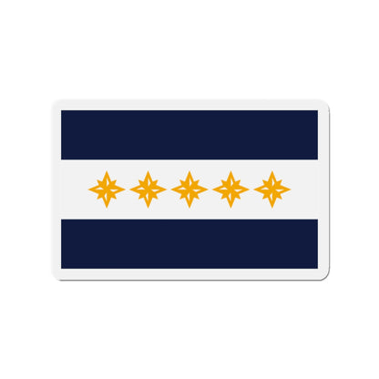 Flag of Wheeling West Virginia - Die-Cut Magnet-2" x 2"-The Sticker Space