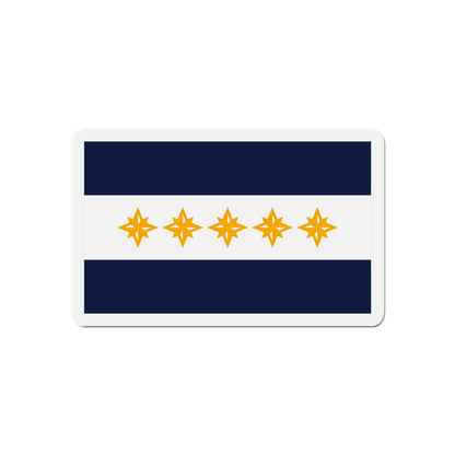 Flag of Wheeling West Virginia - Die-Cut Magnet-6 × 6"-The Sticker Space