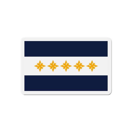 Flag of Wheeling West Virginia - Die-Cut Magnet-6 × 6"-The Sticker Space