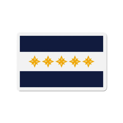 Flag of Wheeling West Virginia - Refrigerator Magnet 2 Inch - The Sticker Space