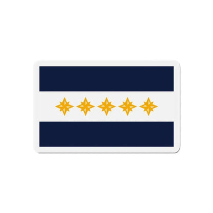 Flag of Wheeling West Virginia - Refrigerator Magnet 6 Inch - The Sticker Space