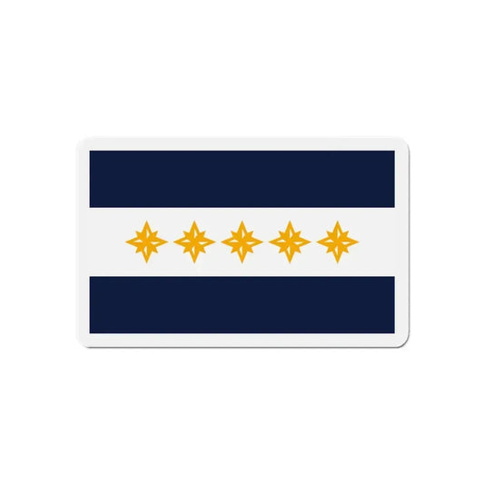 Flag of Wheeling West Virginia - Refrigerator Magnet 6 Inch - The Sticker Space