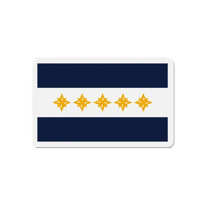 Flag of Wheeling West Virginia - Refrigerator Magnet - The Sticker Space