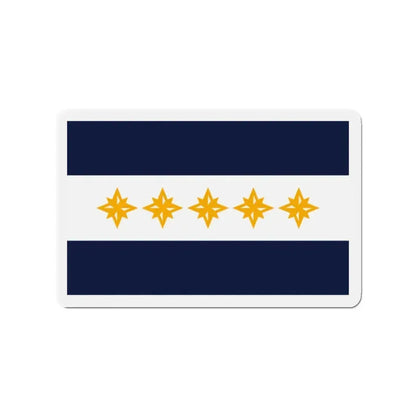 Flag of Wheeling West Virginia - Refrigerator Magnet - The Sticker Space