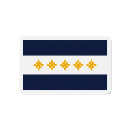 Flag of Wheeling West Virginia - Refrigerator Magnet - The Sticker Space
