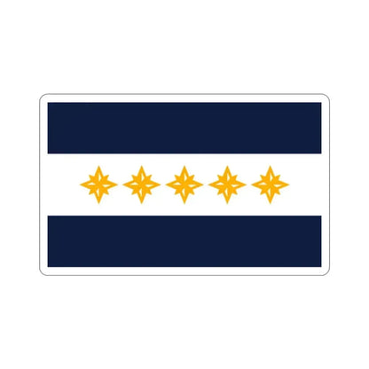 Flag of Wheeling West Virginia USA STICKER Vinyl Die-Cut Decal 2 Inch - The Sticker Space