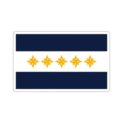 Flag of Wheeling West Virginia USA STICKER Vinyl Die-Cut Decal 3 Inch - The Sticker Space