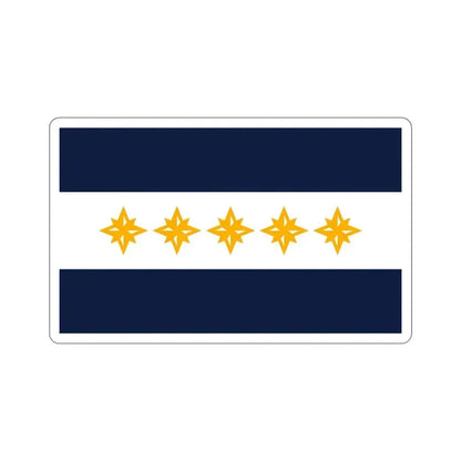 Flag of Wheeling West Virginia USA STICKER Vinyl Die-Cut Decal 6 Inch - The Sticker Space
