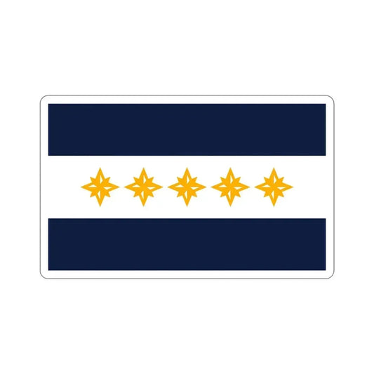 Flag of Wheeling West Virginia USA STICKER Vinyl Die-Cut Decal 6 Inch - The Sticker Space