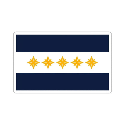 Flag of Wheeling West Virginia USA STICKER Vinyl Die-Cut Decal - The Sticker Space