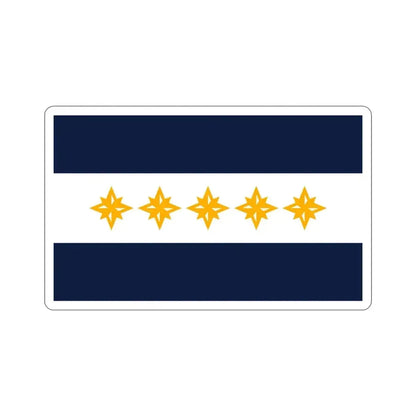 Flag of Wheeling West Virginia USA STICKER Vinyl Die-Cut Decal - The Sticker Space