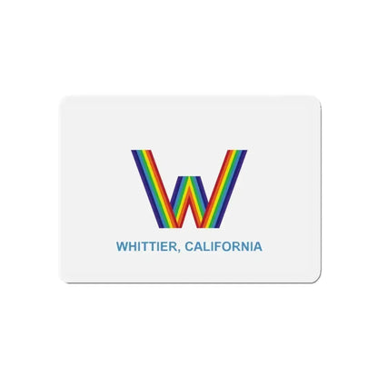 Flag of Whittier California - Refrigerator Magnet - The Sticker Space