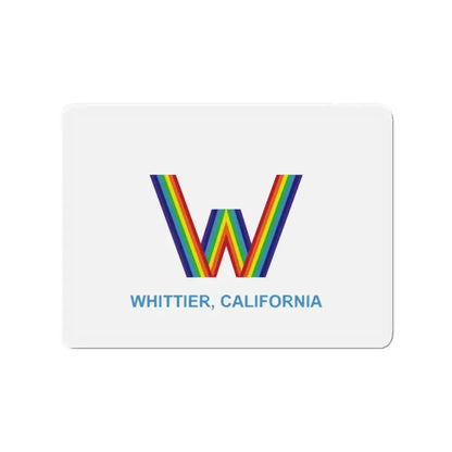 Flag of Whittier California - Refrigerator Magnet - The Sticker Space