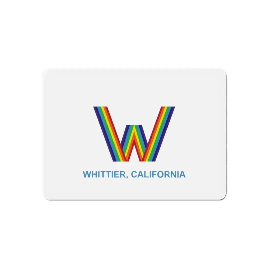 Flag of Whittier California - Refrigerator Magnet - The Sticker Space