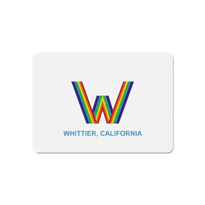 Flag of Whittier California - Refrigerator Magnet - The Sticker Space