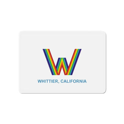 Flag of Whittier California - Refrigerator Magnet - The Sticker Space