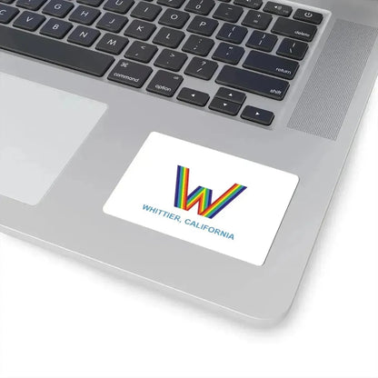 Flag of Whittier California (United States) STICKER Vinyl Kiss-Cut Decal - The Sticker Space