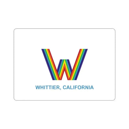 Flag of Whittier California USA STICKER Vinyl Die-Cut Decal 2 Inch - The Sticker Space